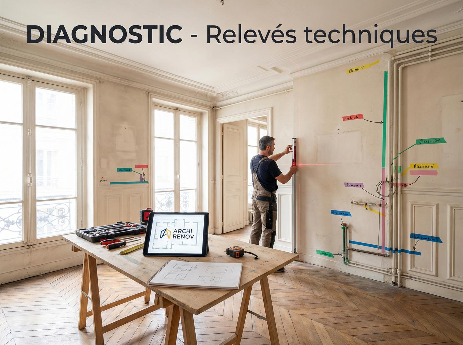 Diagnostic et relevés techniques