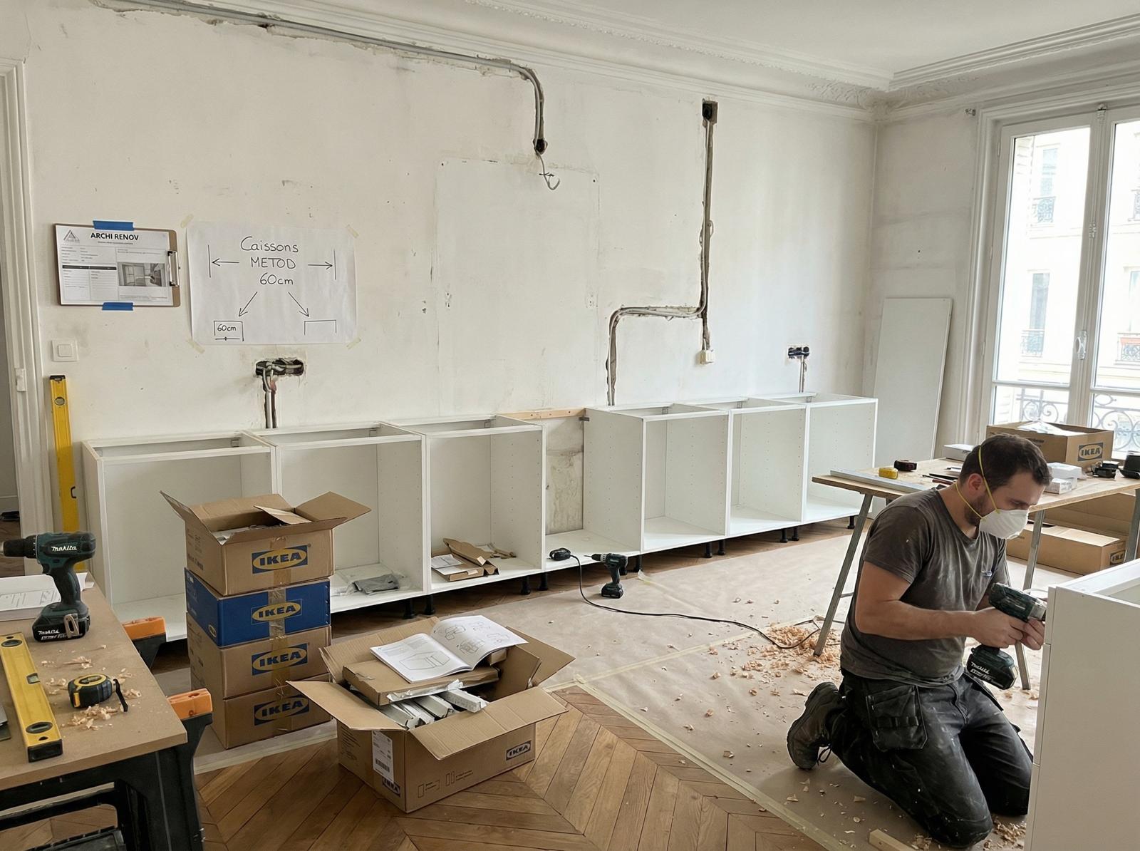 Installation de cuisine